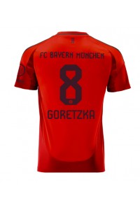 Fotbalové Dres Bayern Munich Leon Goretzka #8 Domácí Oblečení 2024-25 Krátký Rukáv